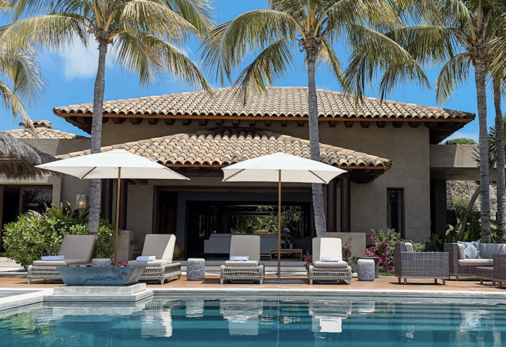 Houston Children's Charity high bidder on the Casa Entre Rocas in Punta Mita package can plan a five night party for a dozen.